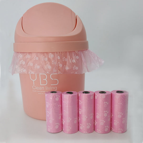 Disposable Plastic Bags for Garbage Cans X5