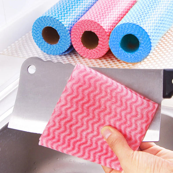 Reusable Cleaning Cloth Dish Rags Kitchen Paper Towels