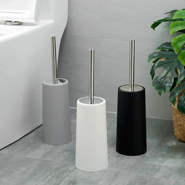 Nordic Style Golden Toilet Brush with Holder