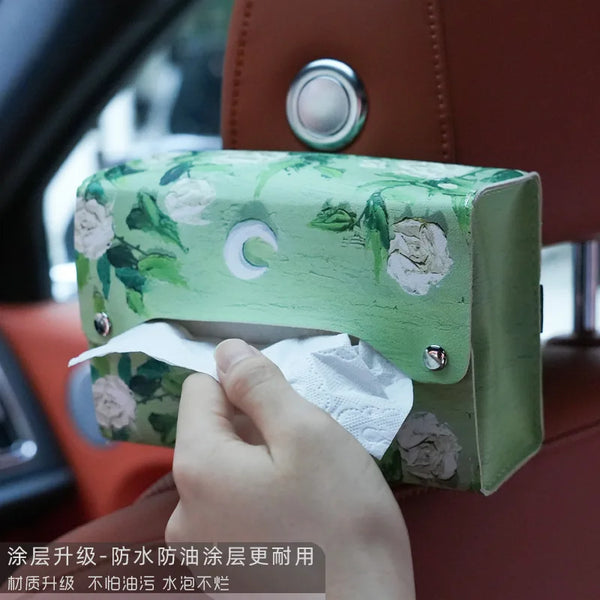 Luxury PU Leather Tissue Box