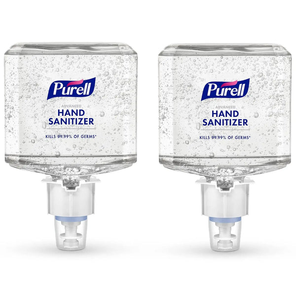 PURELL Advanced Hand Sanitizer Gel, Clean Scent, 1200 mL Refill (2-Pack)